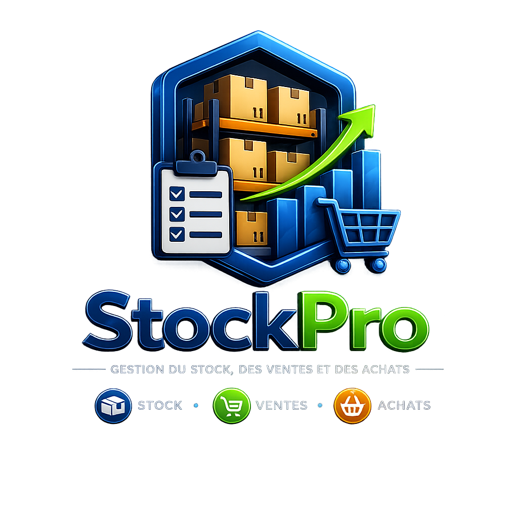 Interface StockPro — gestion de stock et inventaire